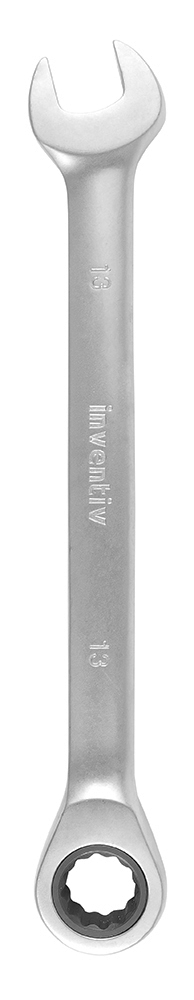 Clé mixte à cliquet 13mm chrome vanadium - INVENTIV